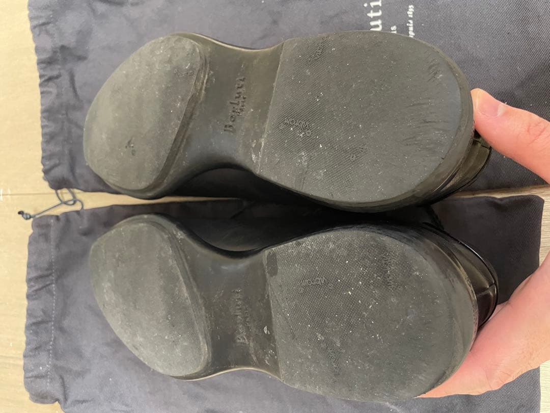 Berluti ブラック UK9 レースアップシューズ 保存袋付き パティーヌ