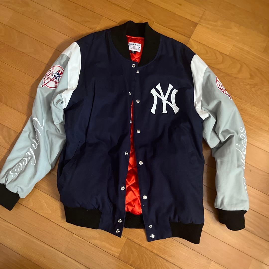 New York Yankees スタジャン 2XL ネイビー