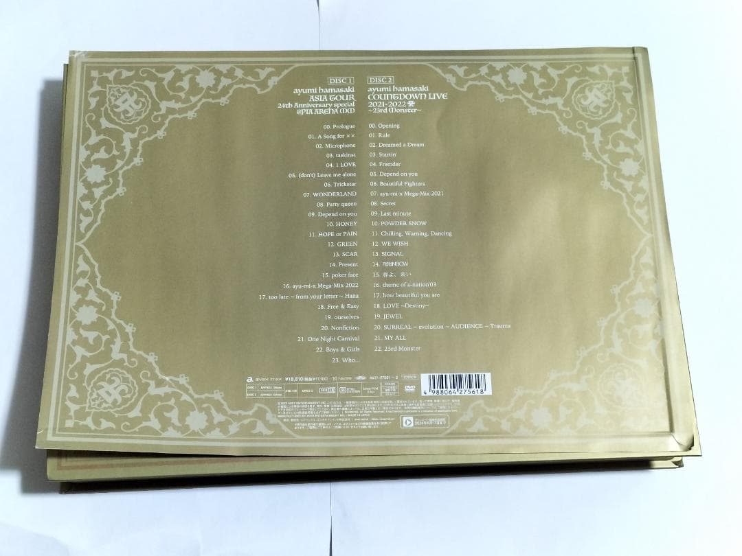 浜崎あゆみ 24th Anniversary LIVE DVD 限定盤 時計付き