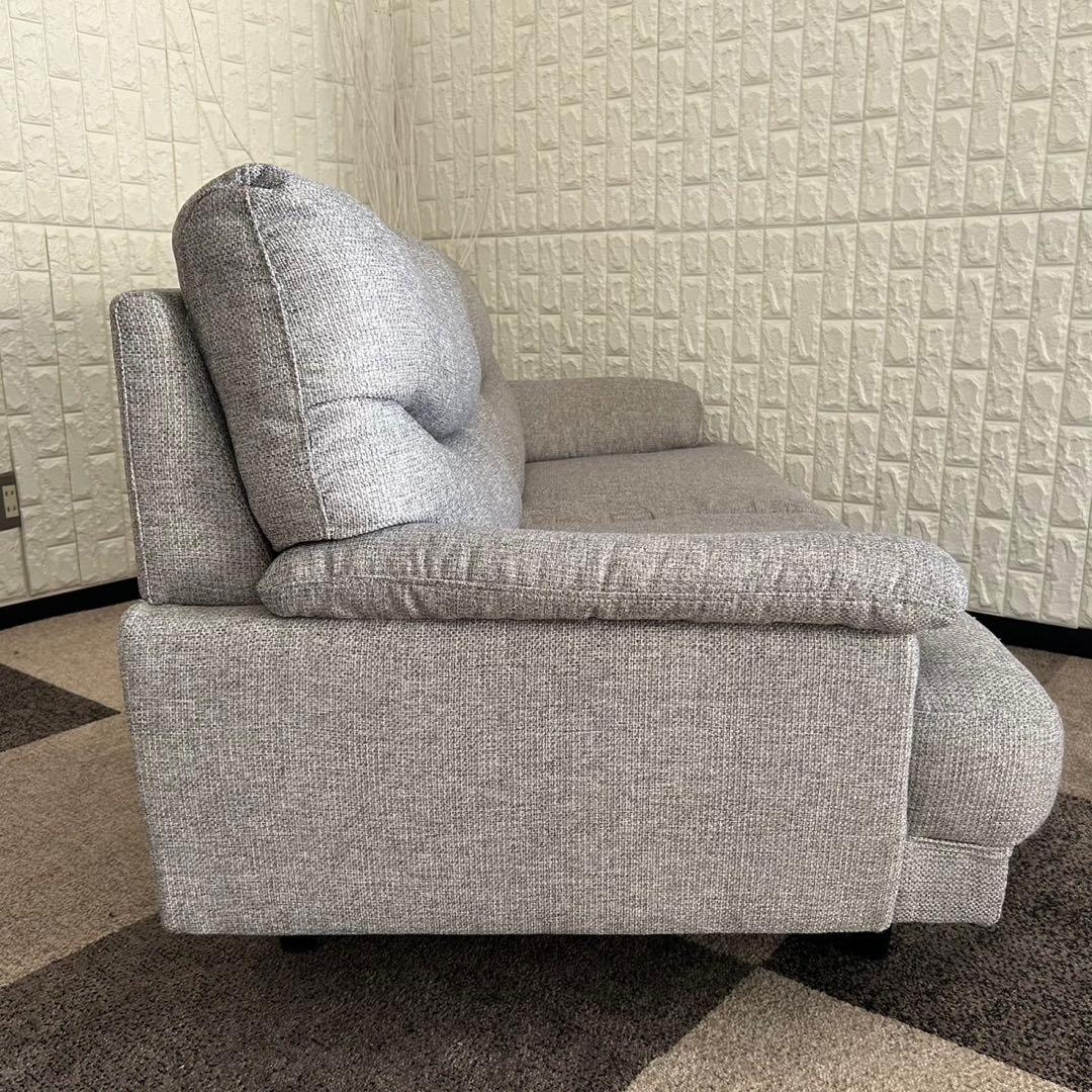 東京23区配送無料✨設置まで❗️ニトリ　3人掛けソファ　ファブリック　グレー系