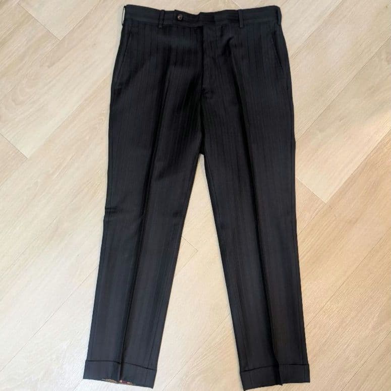 【美品】Ermenegildo Zegna ゼニア トロフェオ ブラック