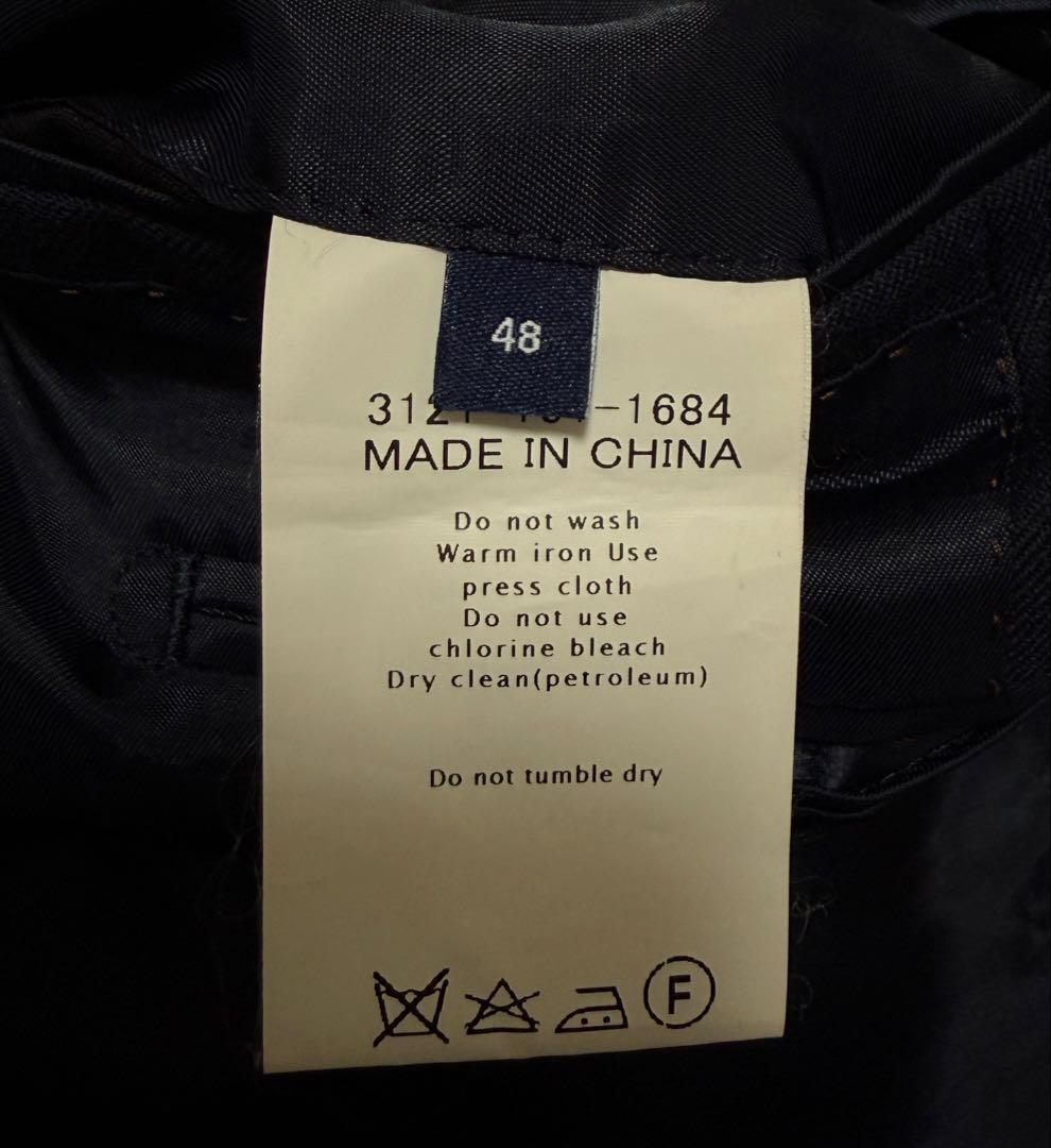 グリーンレーベルリラクシング スーツ ネイビー　2パンツ　48