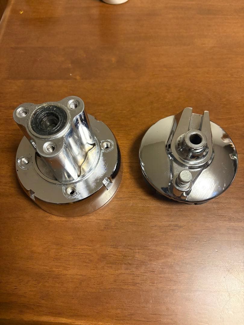 モンキー　純正　ドラムブレーキ　リアハブ　メッキ