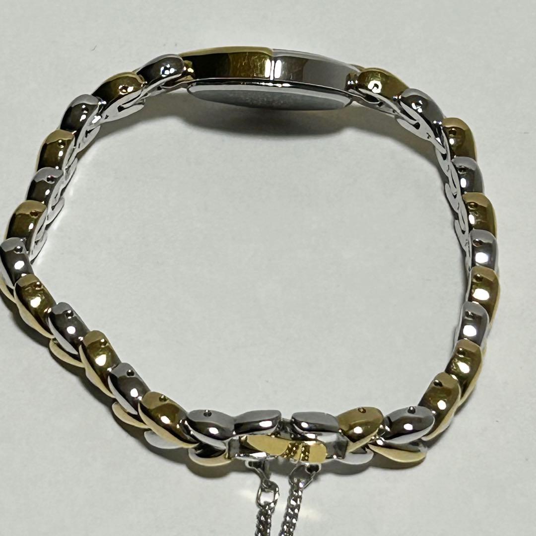 稼働/新品電池 SEIKO セイコー シェル文字盤 ブレスウォッチ コンビ