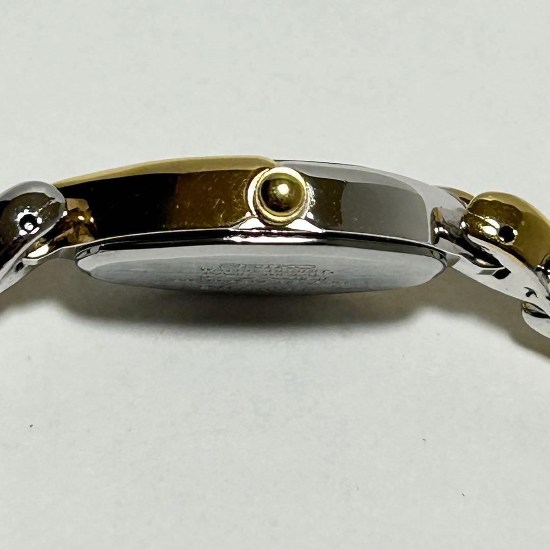 稼働/新品電池 SEIKO セイコー シェル文字盤 ブレスウォッチ コンビ