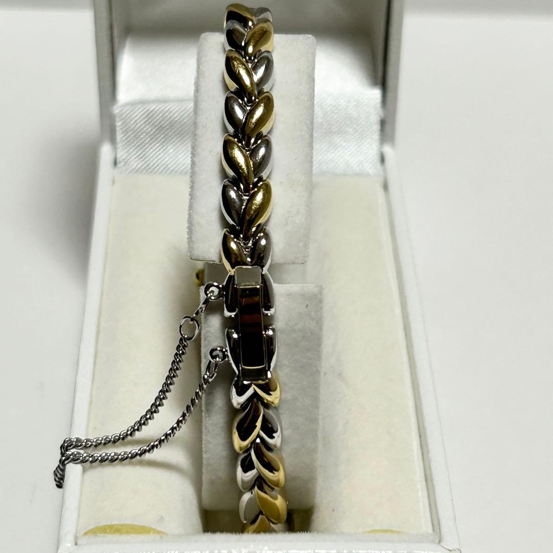 稼働/新品電池 SEIKO セイコー シェル文字盤 ブレスウォッチ コンビ