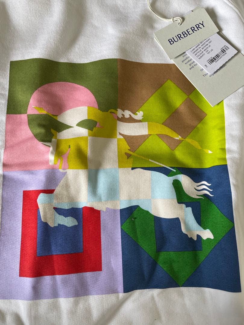 BURBERRY カラフル馬グラフィック トレーナー 140
