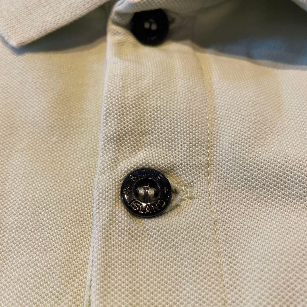 0000　STONE  ライトグリーン ポロシャツ