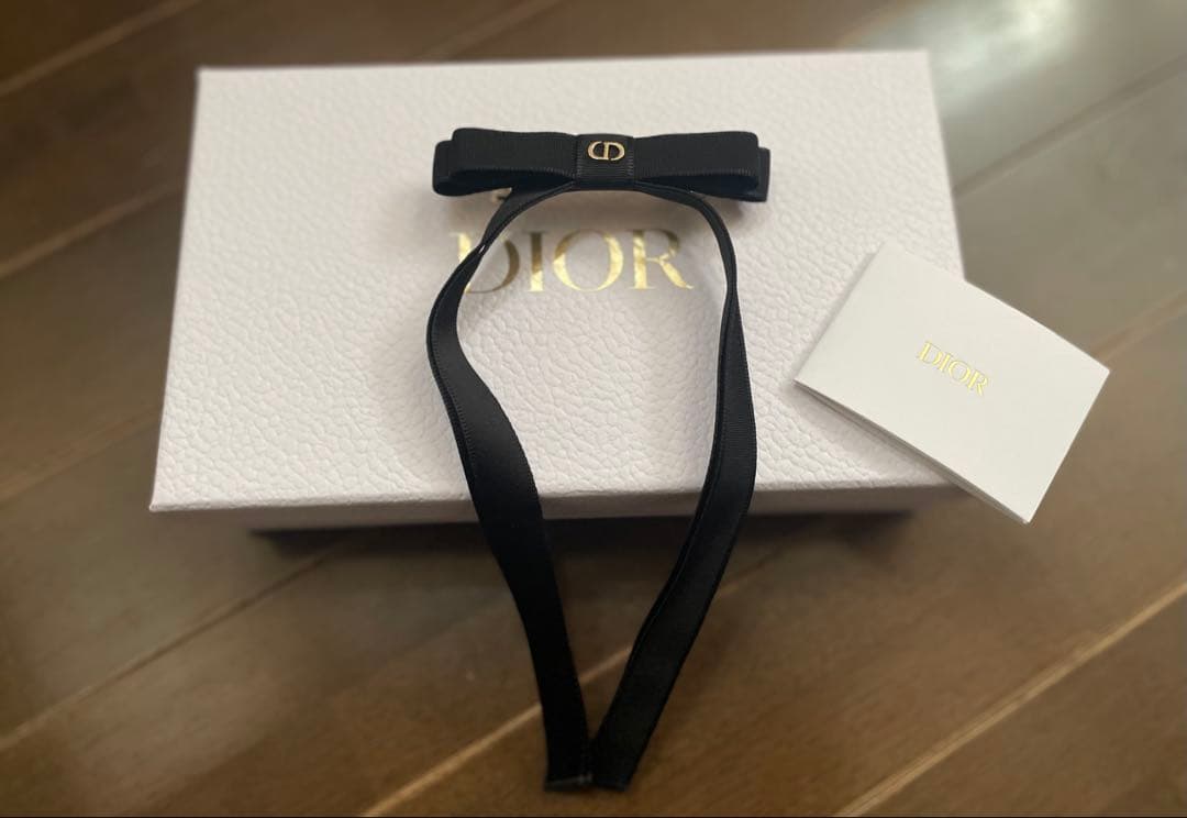 DIOR ディオール　 リボン　バレッタ