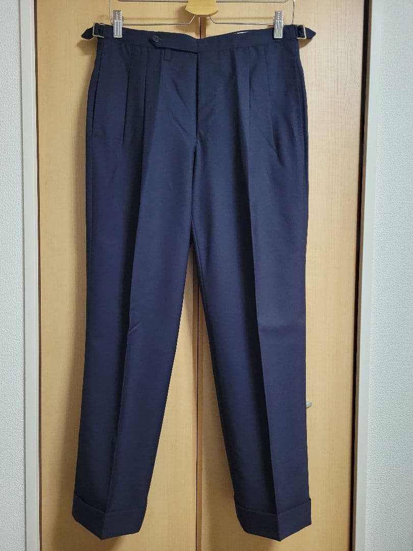 チェザーレ・アットリーニ ビスポーク ウールスーツ セットアップ 48