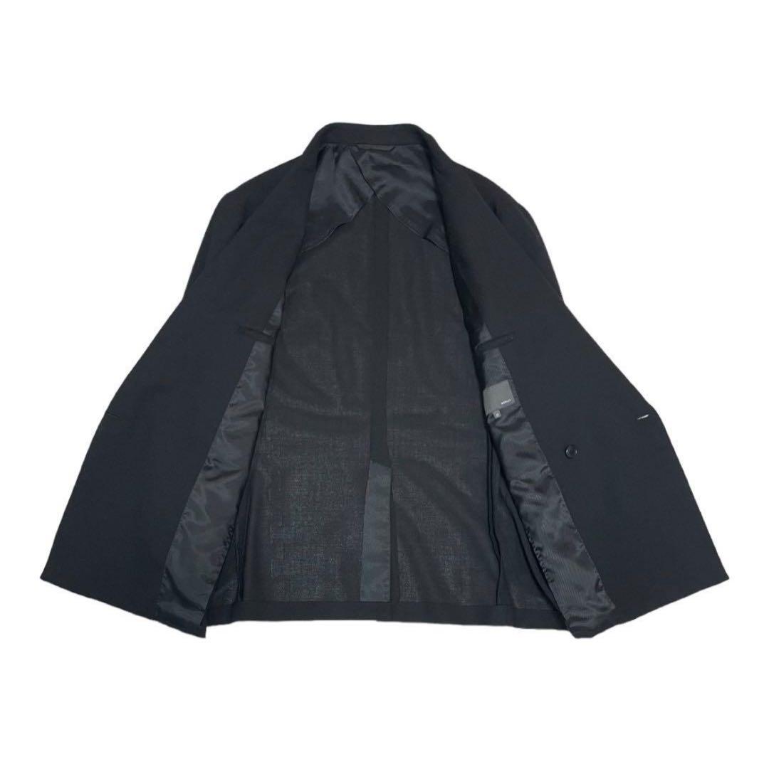 MORLES ピークドラペル ダブルセットアップ スーツ M/S ブラック