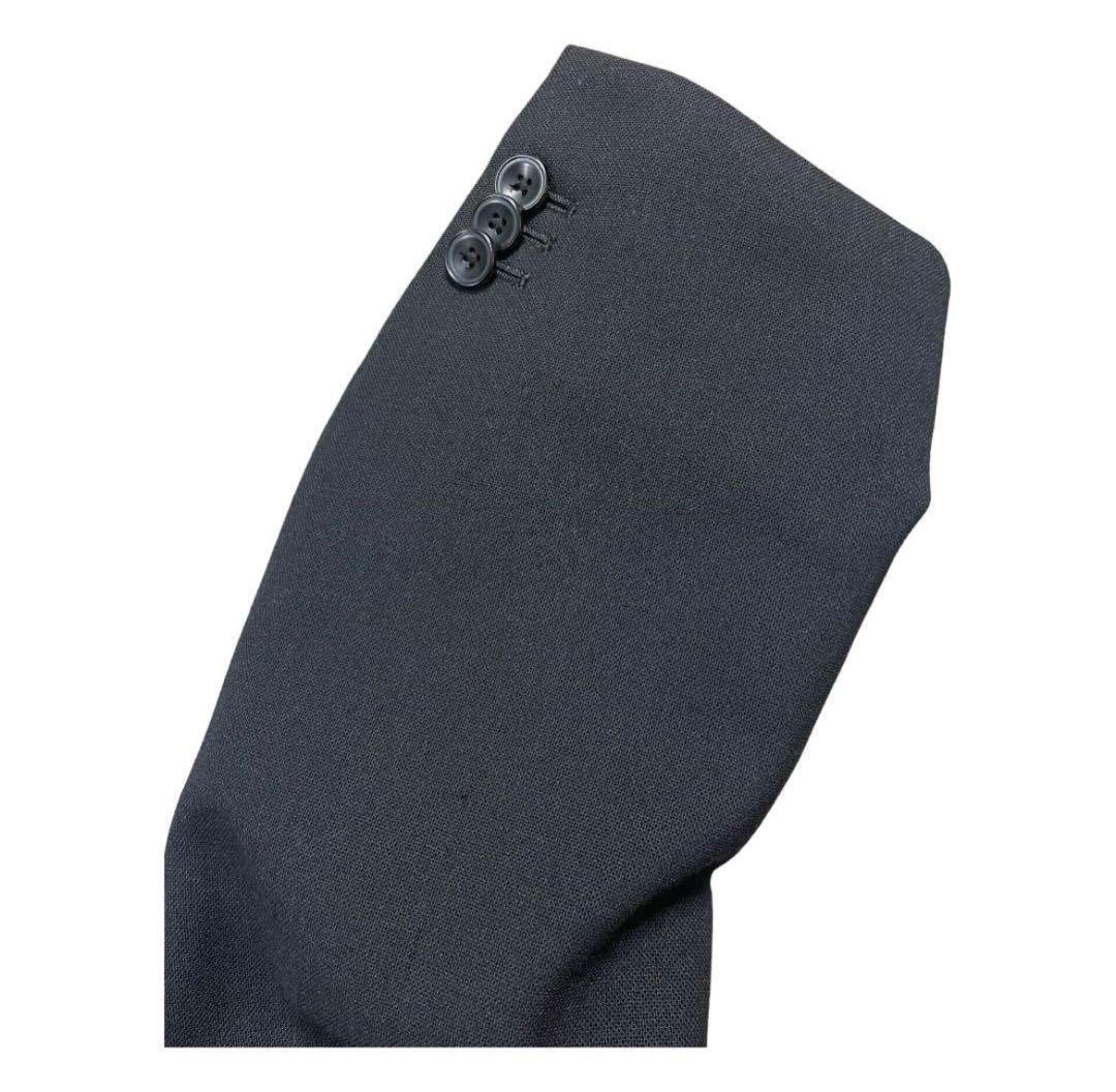 MORLES ピークドラペル ダブルセットアップ スーツ M/S ブラック