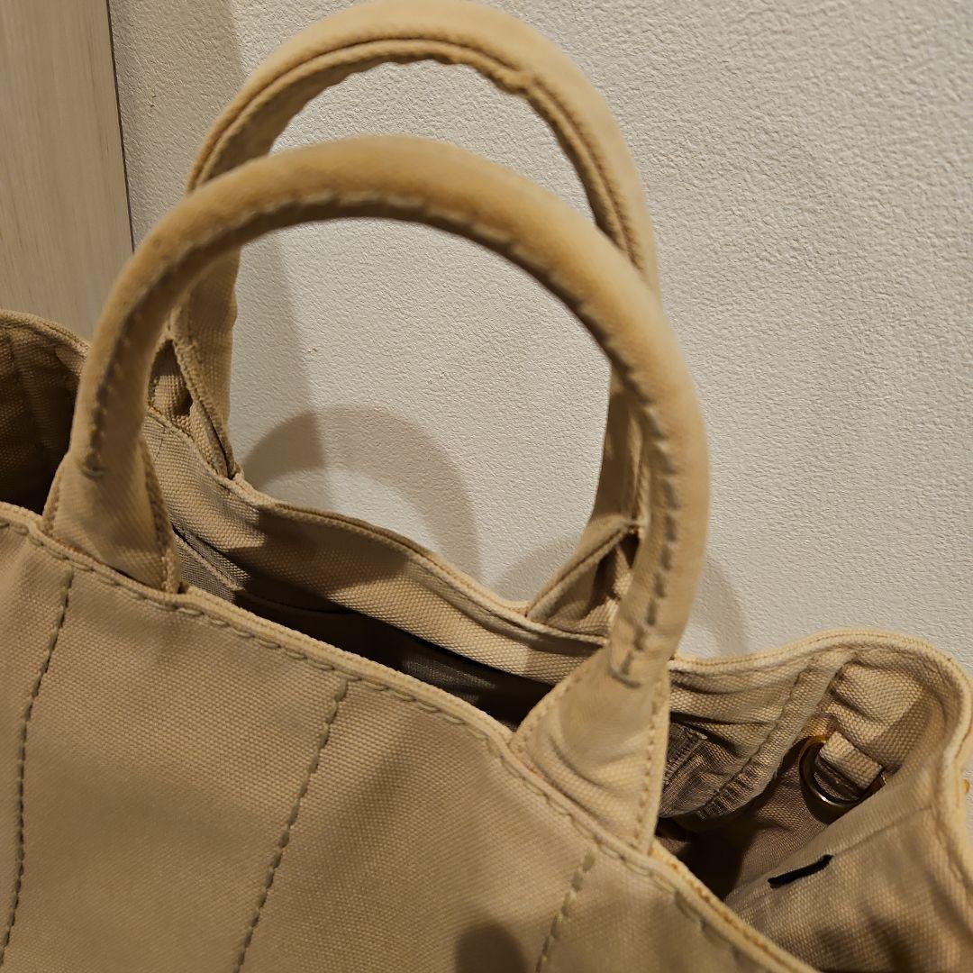 PRADA カナパSサイズ ベージュ