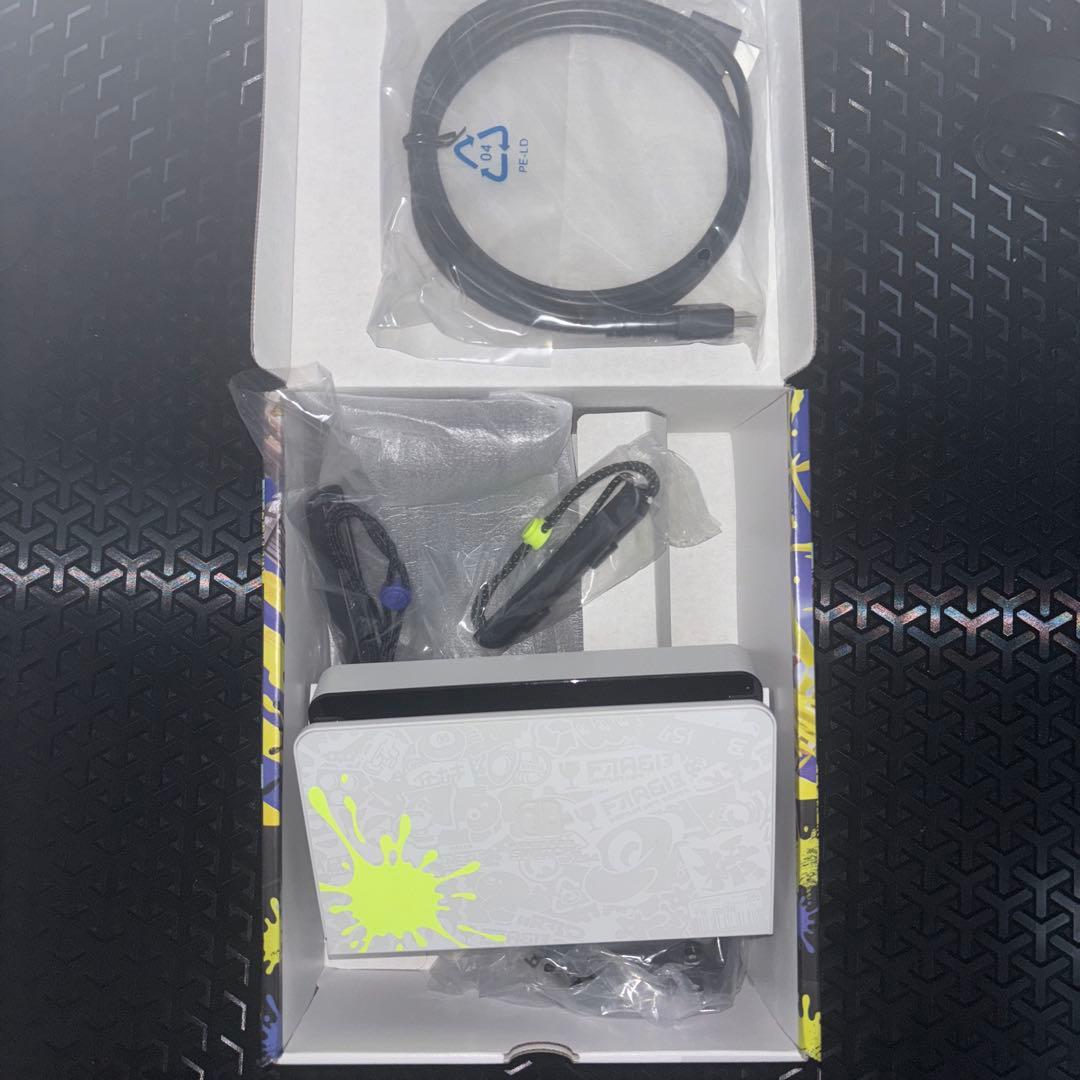 オマケ付 NintendoSwitch 有機ELモデル Splatoonプロコン