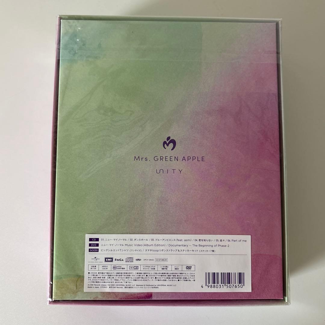 Unity 初回限定盤 Mrs. GREEN APPLE アートブック ミセス