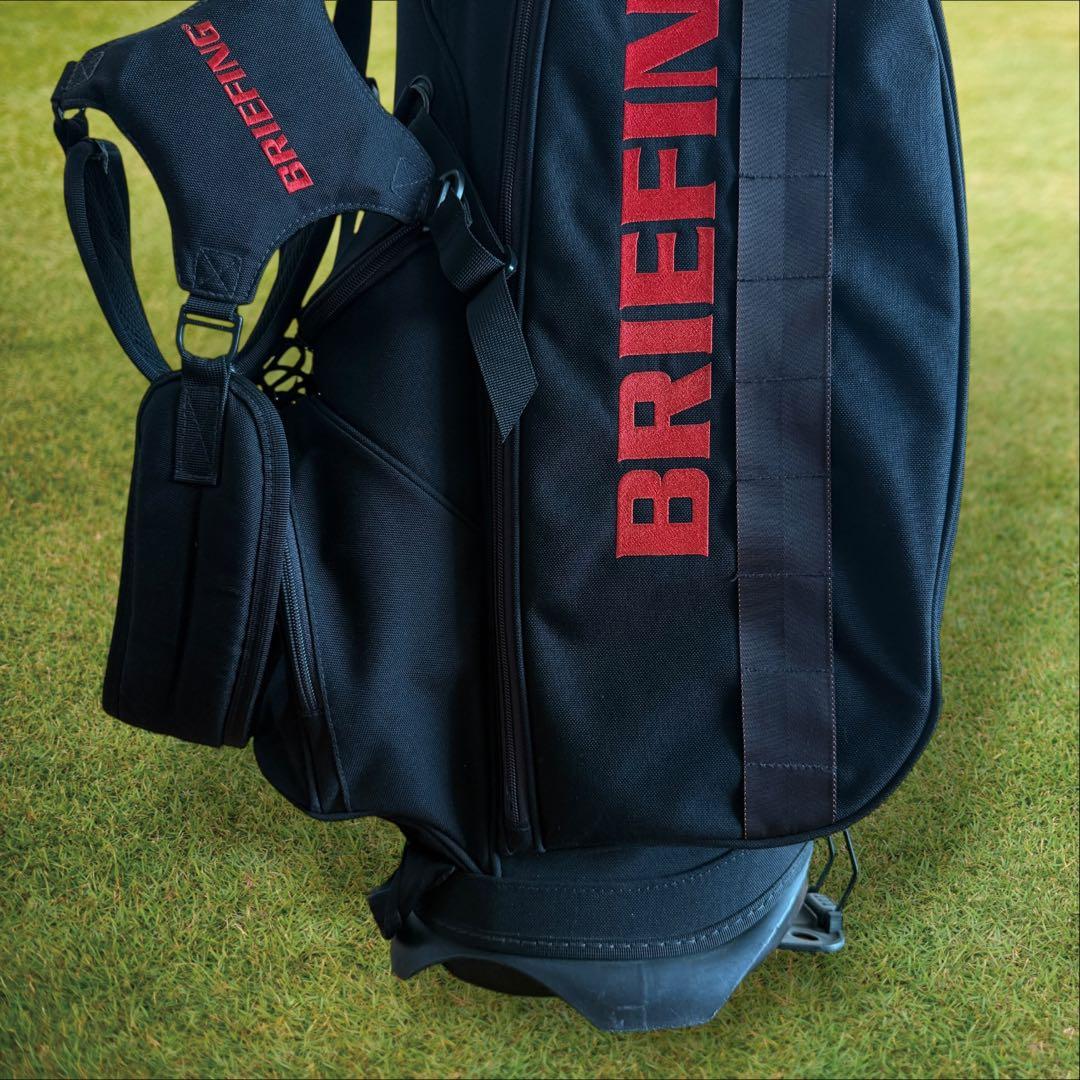 ブリーフィング　キャディバッグ　CR-4 黒　ショルダー　スタンド式　軽量