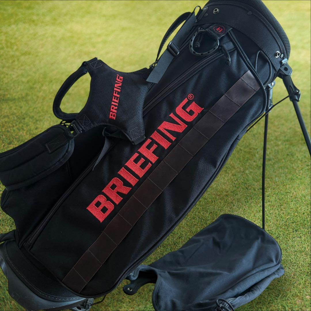 ブリーフィング　キャディバッグ　CR-4 黒　ショルダー　スタンド式　軽量