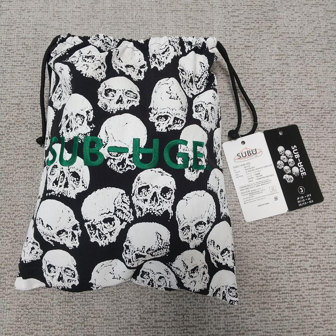 SUBU×SUB-AGE コラボサンダル 3（28～29.5）