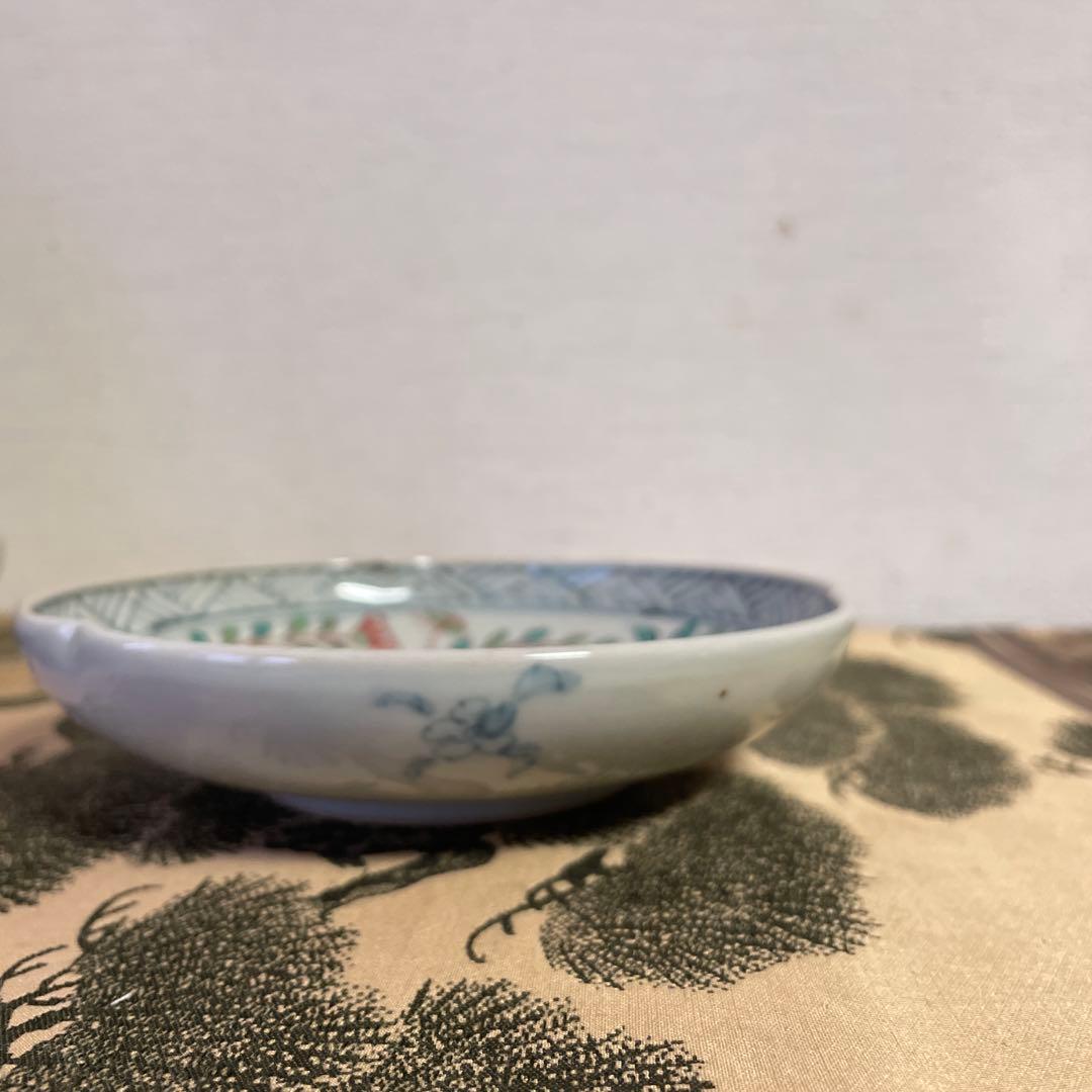 初夏　再　お値下げ　佐藤走破　錦手　銘々皿