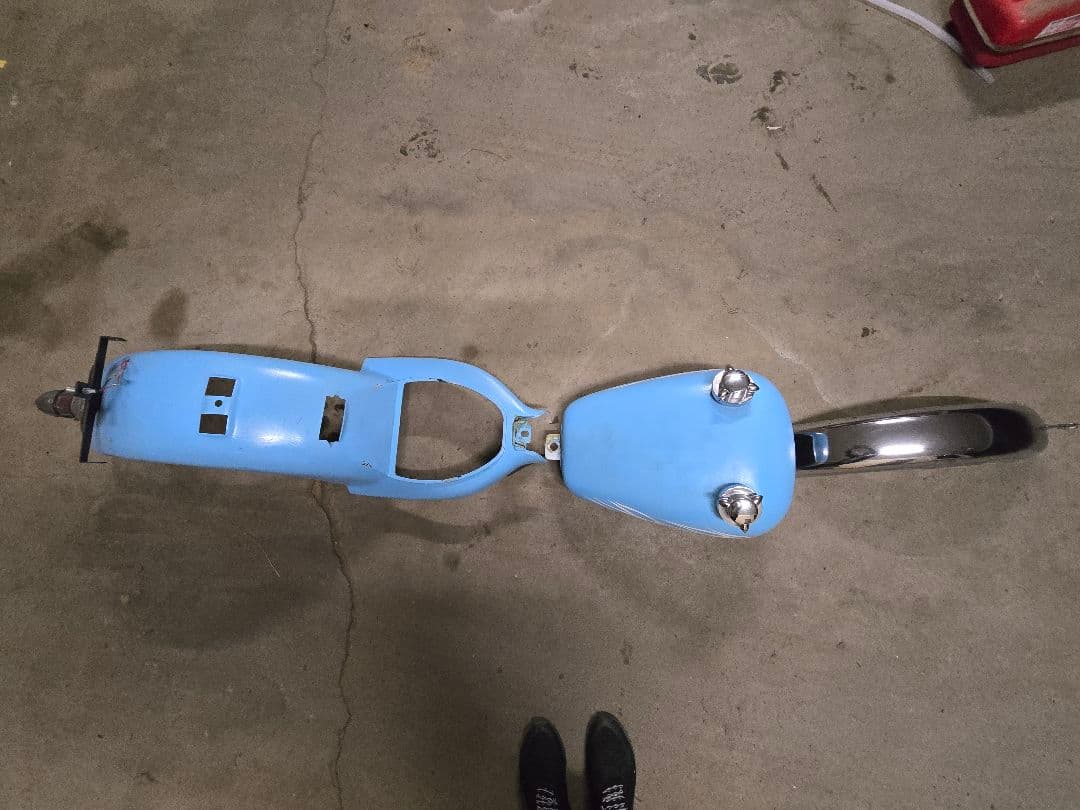 スティード400 ワンオフ外装一式 社外タンク 社外フェンダー