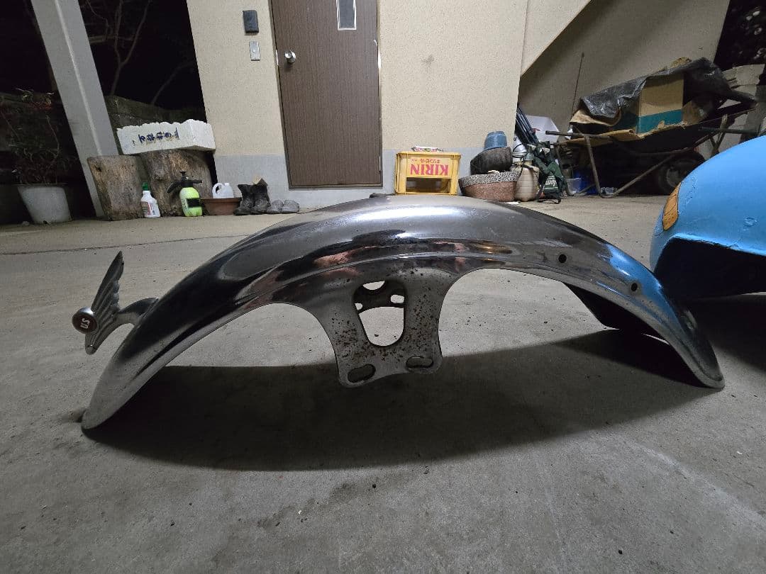 スティード400 ワンオフ外装一式 社外タンク 社外フェンダー