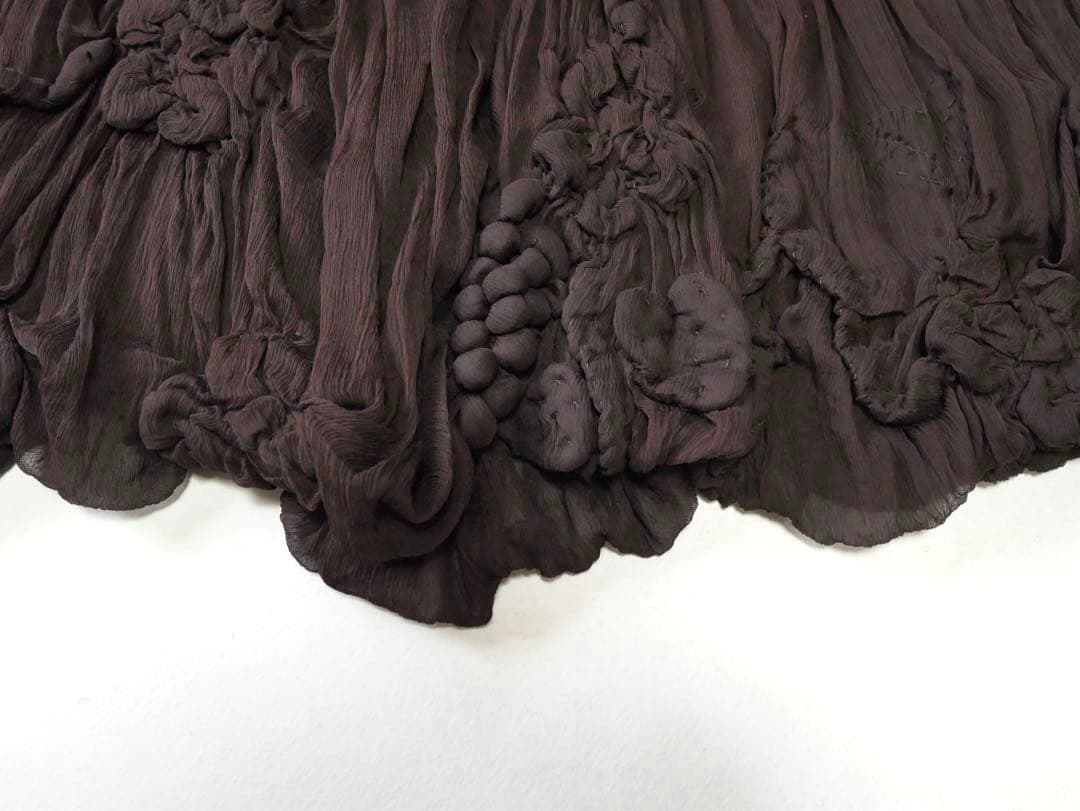 ジャンポールゴルチェ シルクシフォン スカート 40