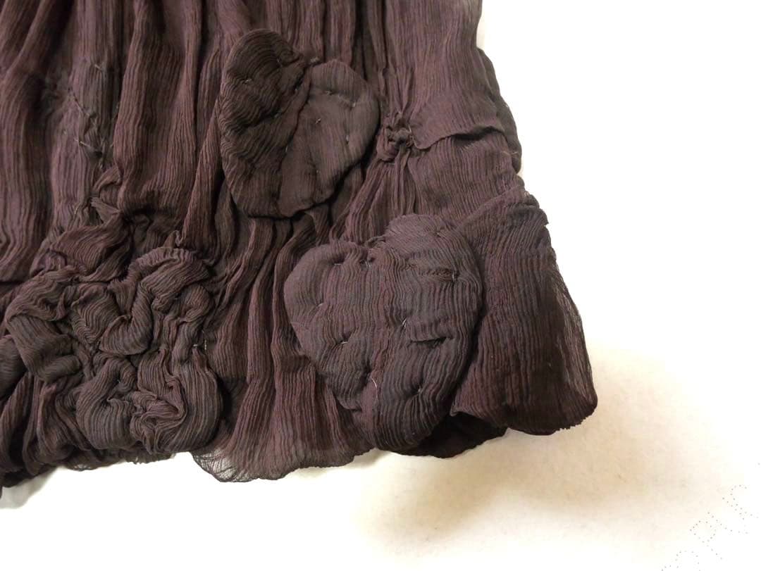 ジャンポールゴルチェ シルクシフォン スカート 40