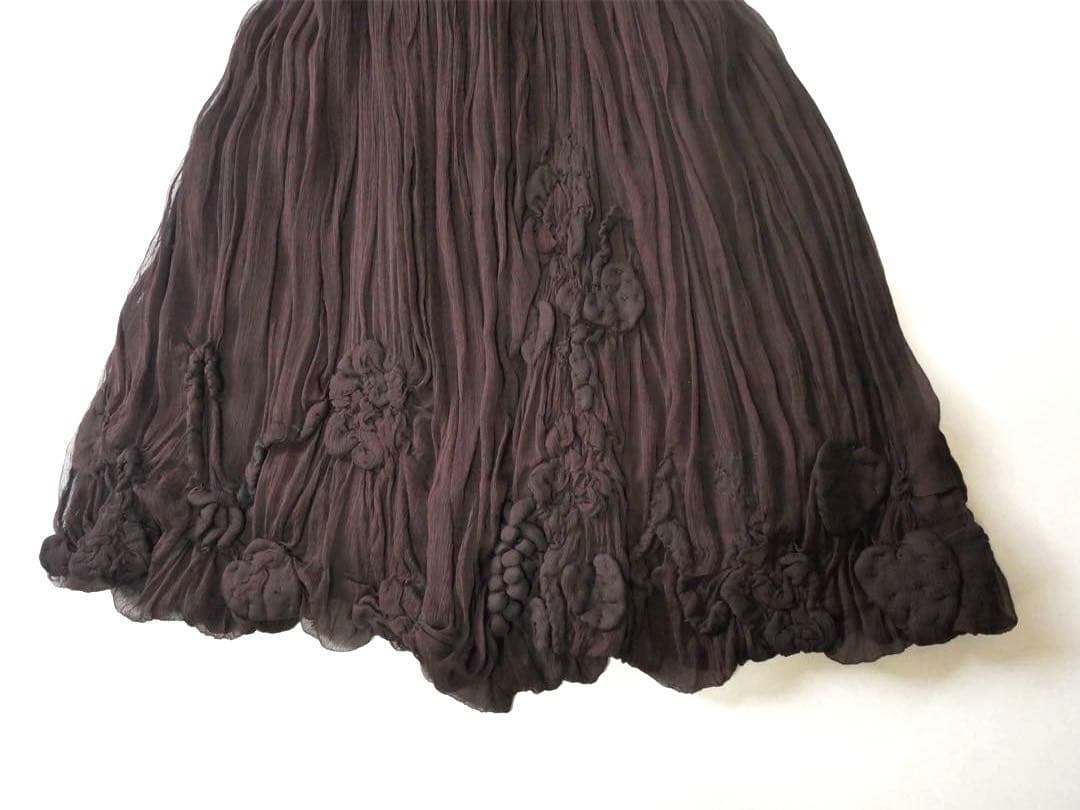 ジャンポールゴルチェ シルクシフォン スカート 40