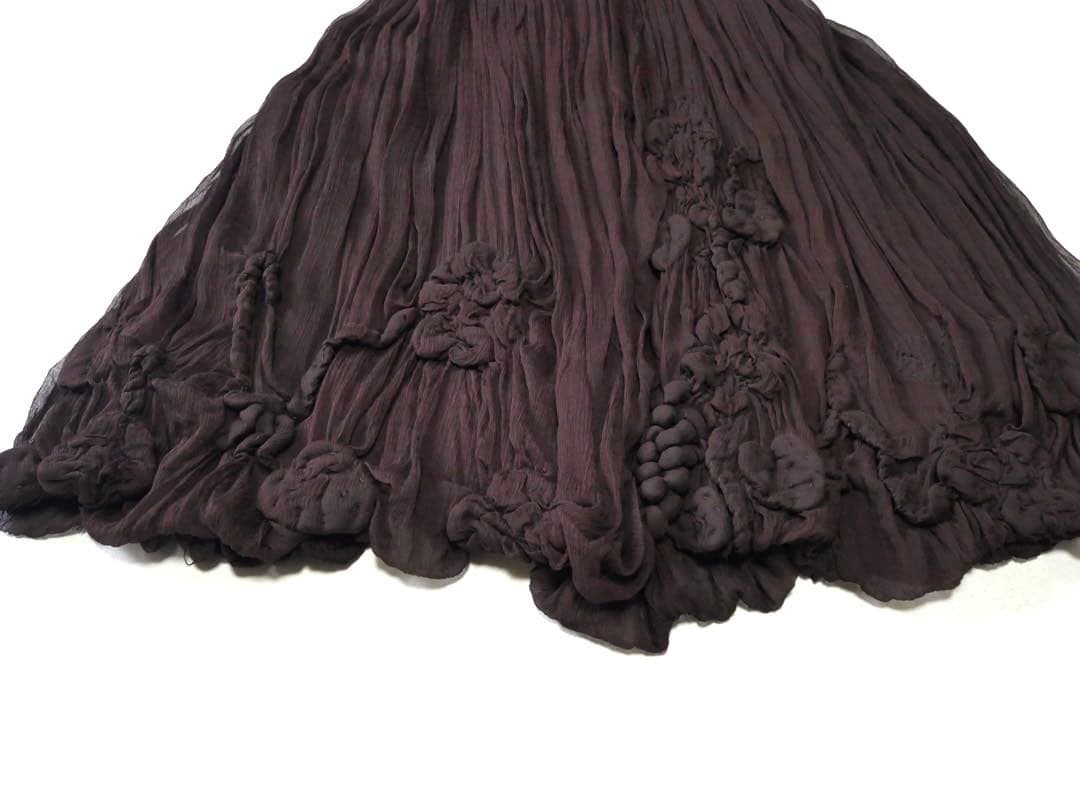 ジャンポールゴルチェ シルクシフォン スカート 40