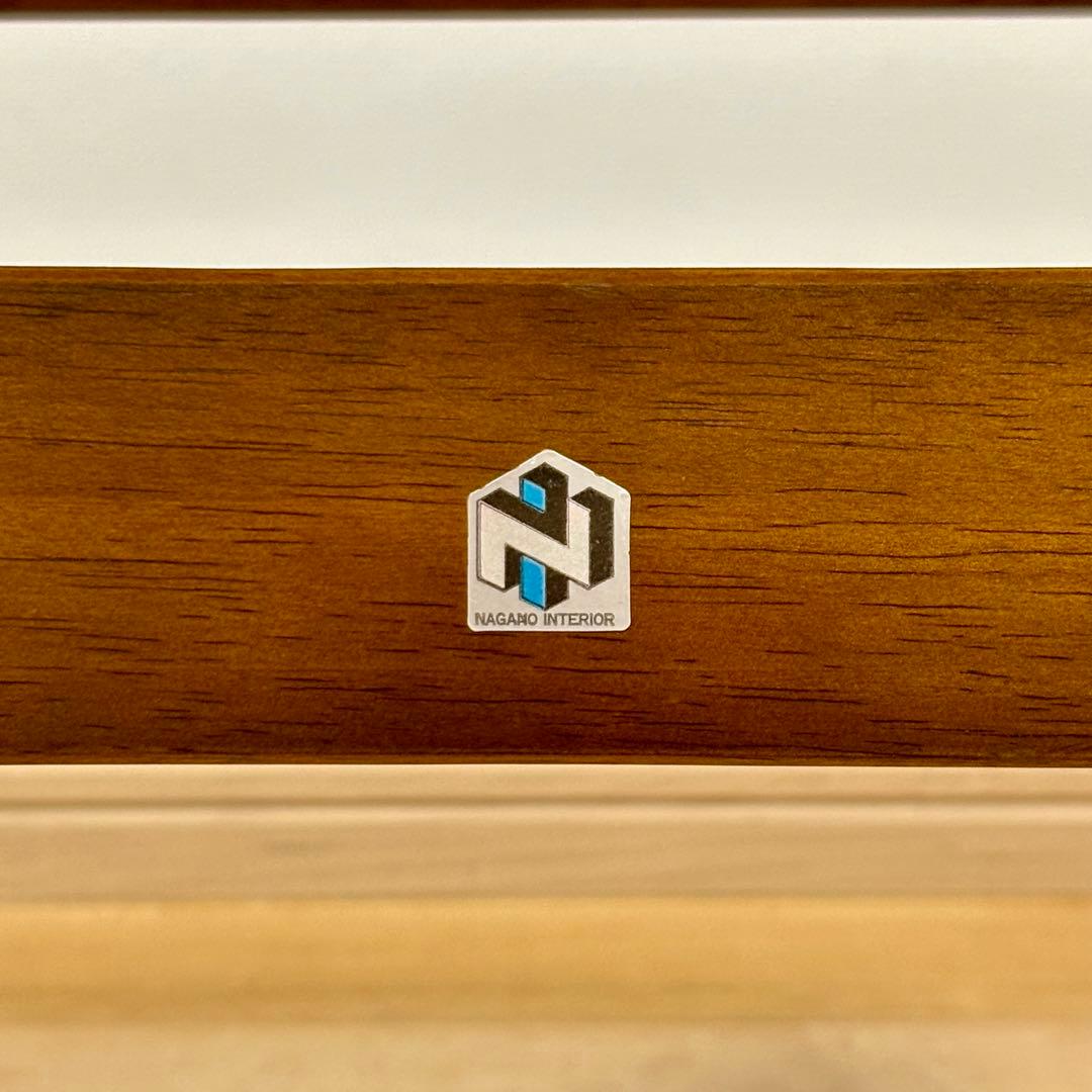 ナガノインテリア 天然木 椅子 ハートマーク ダイニングチェア