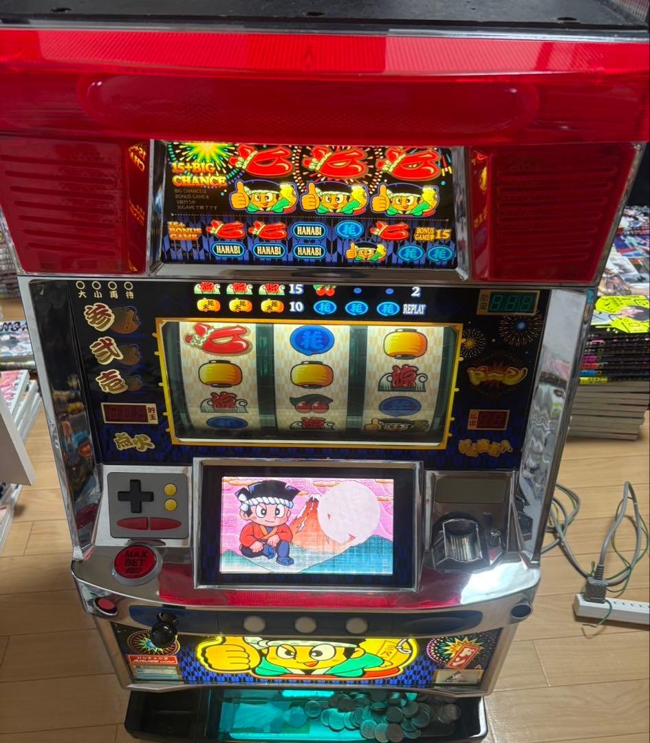 ☆ドンちゃん2 初代 4号機　実機　スロット　アルゼ　家スロ ハナビ☆