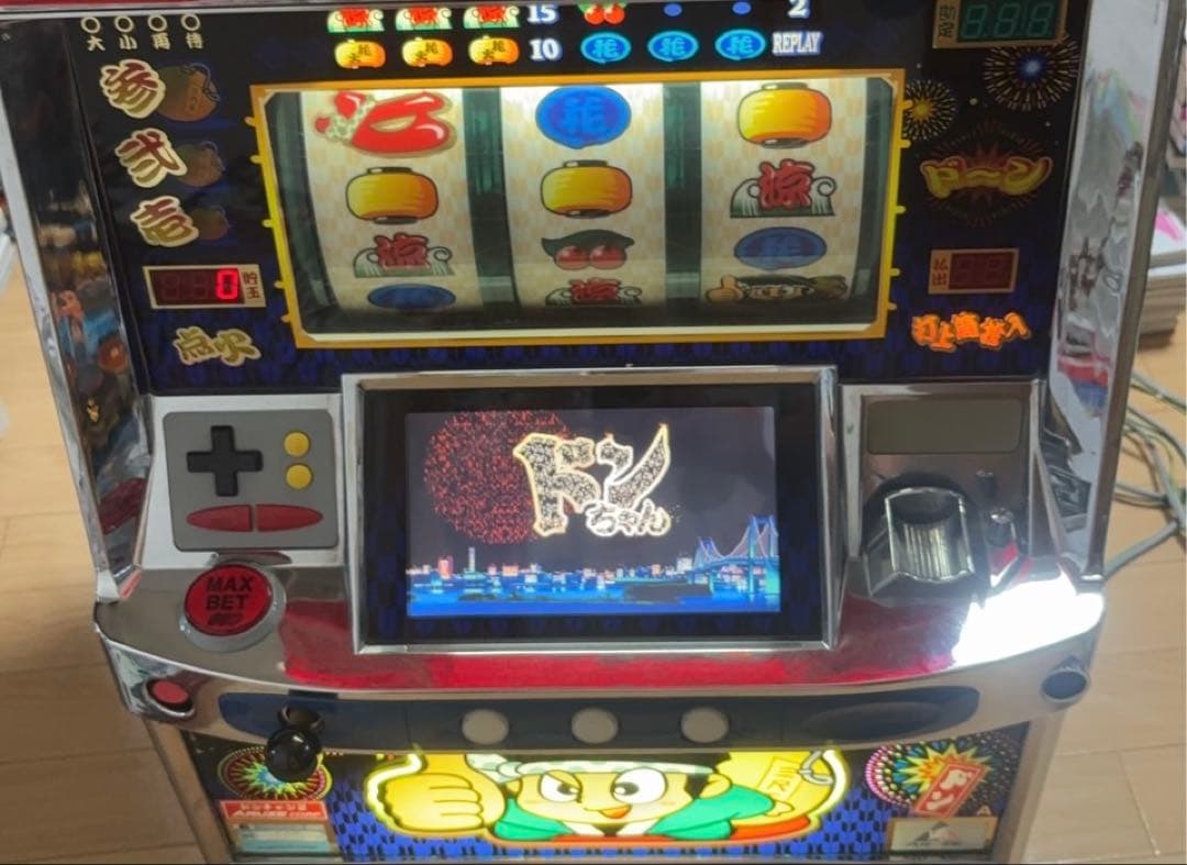 ☆ドンちゃん2 初代 4号機　実機　スロット　アルゼ　家スロ ハナビ☆