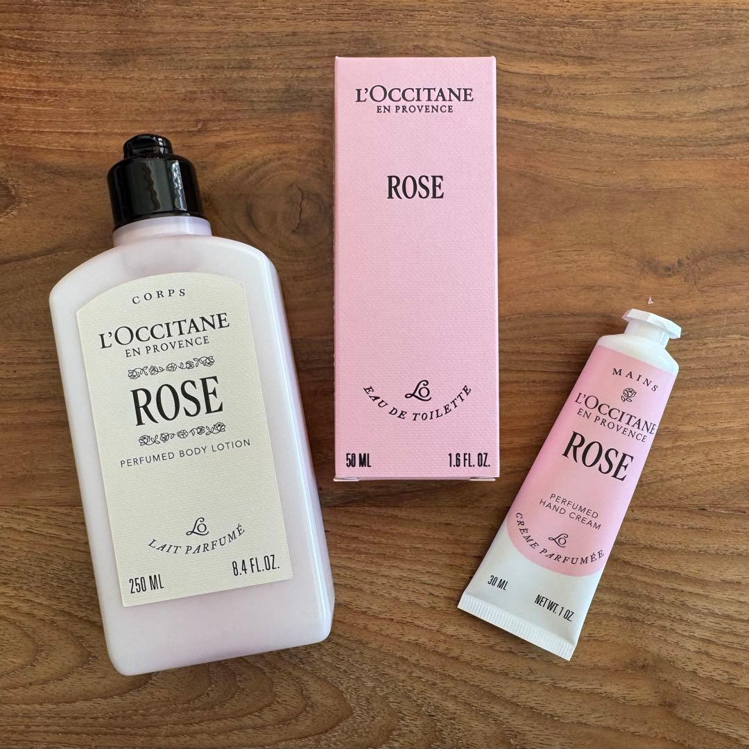 L'OCCITANE ROSE 香水・ボディローション・ハンドクリームセット