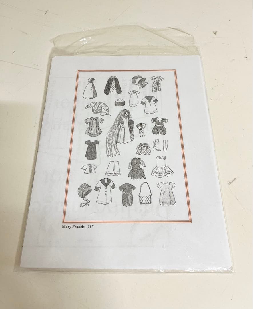 ドールドレス 洋服 型紙 パターン13点セット ビスクドール