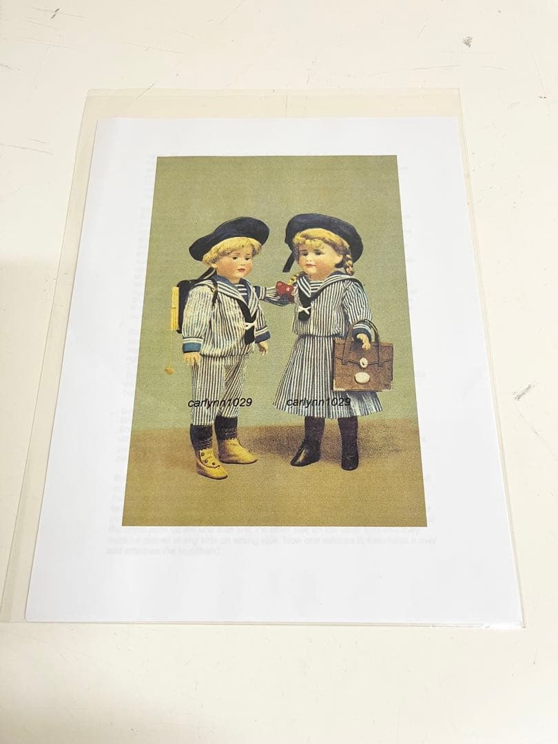 ドールドレス 洋服 型紙 パターン13点セット ビスクドール