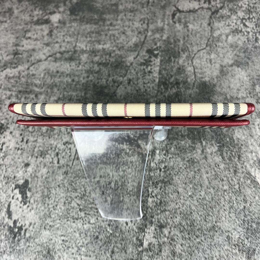 BURBERRY ノバチェック キャンバス×レザー 長財布