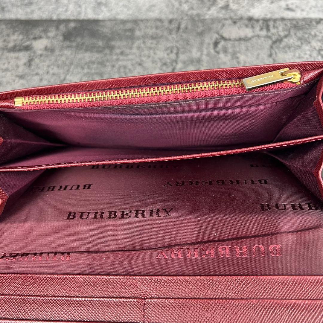BURBERRY ノバチェック キャンバス×レザー 長財布