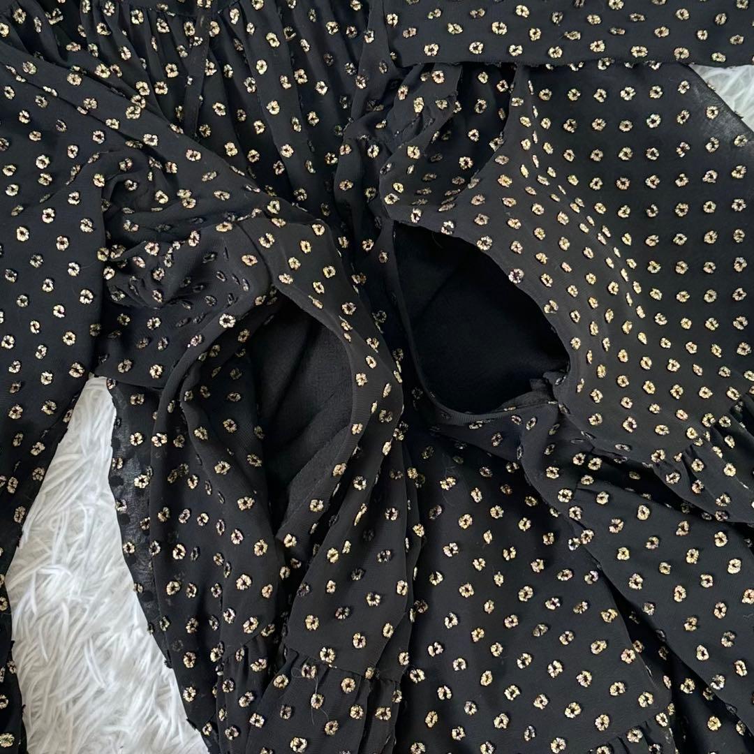 nakiusagi✨CLOTH&CROSS ドットジャガードティアード