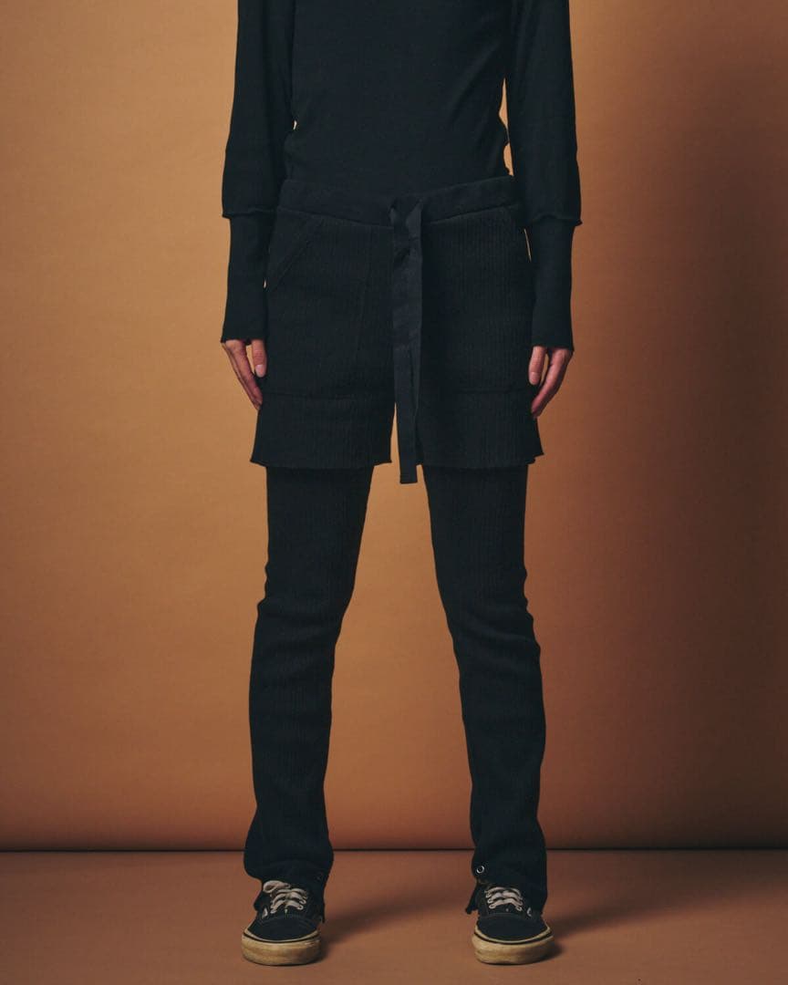 パンツ M.U JAPONESS RIB LAYERED PANTS