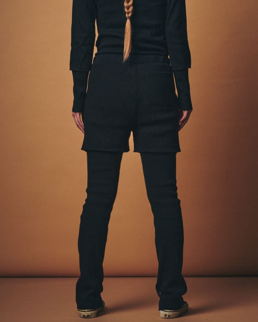 パンツ M.U JAPONESS RIB LAYERED PANTS