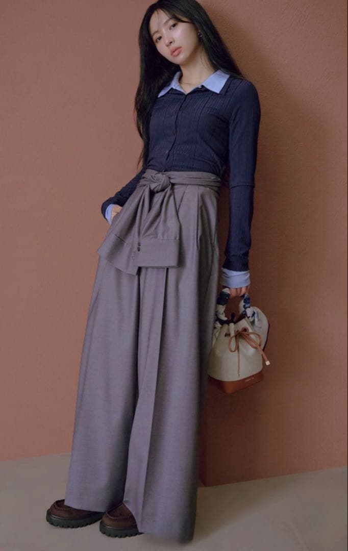 最終お値下げ‼︎FRAY I.D レイヤードポロカットソー2025 AW