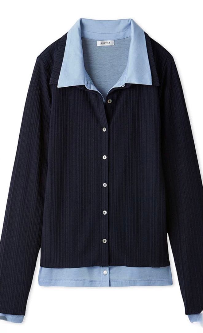 最終お値下げ‼︎FRAY I.D レイヤードポロカットソー2025 AW