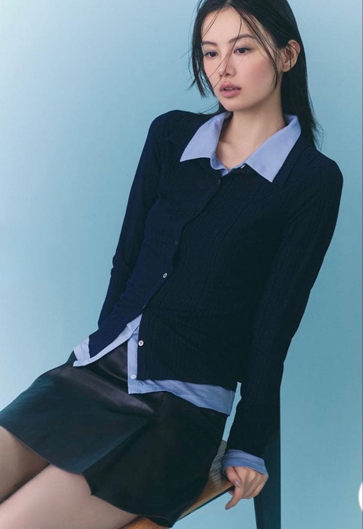 最終お値下げ‼︎FRAY I.D レイヤードポロカットソー2025 AW