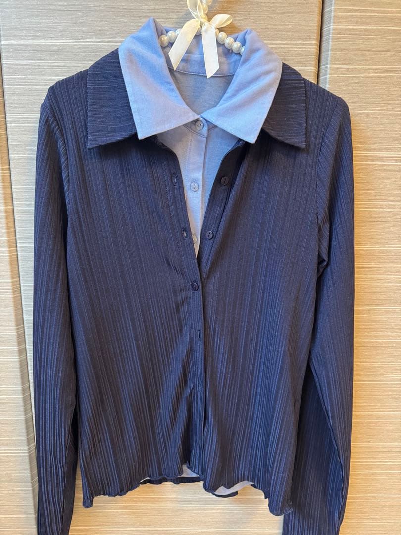 最終お値下げ‼︎FRAY I.D レイヤードポロカットソー2025 AW