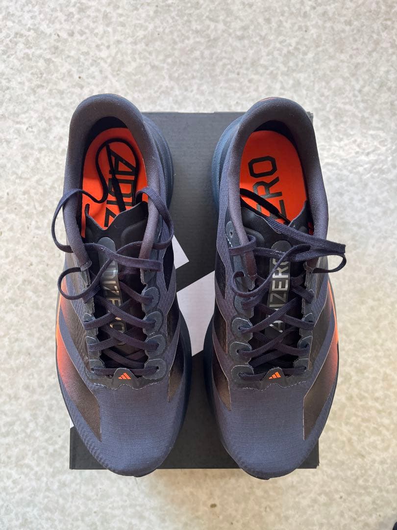 【1回のみ使用】アディダス　アディゼロエボSLウーブン メンズ25.0cm