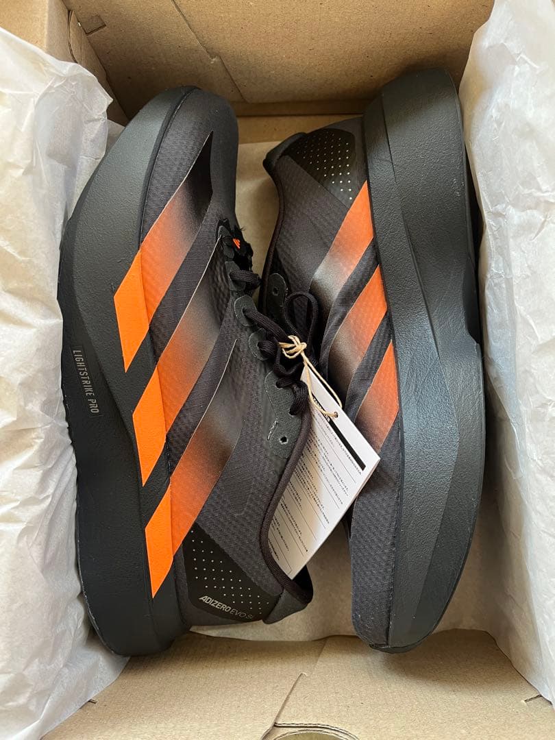 【1回のみ使用】アディダス　アディゼロエボSLウーブン メンズ25.0cm