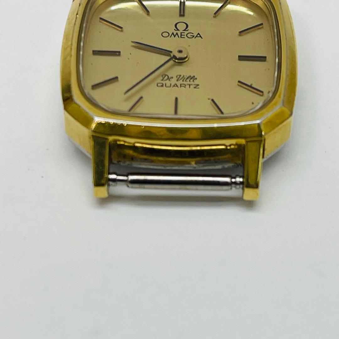 オメガ デビル ゴールドウォッチ スクエア 希少 腕時計 レディース 【不働】