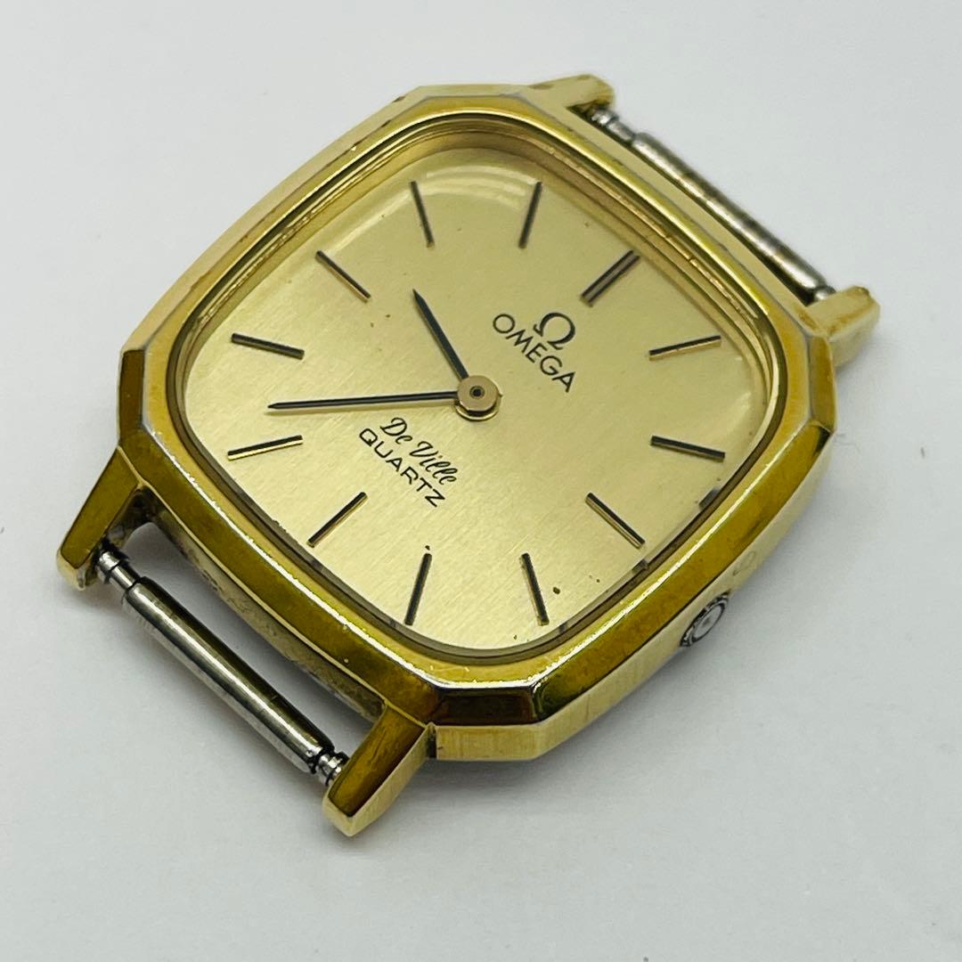 オメガ デビル ゴールドウォッチ スクエア 希少 腕時計 レディース 【不働】