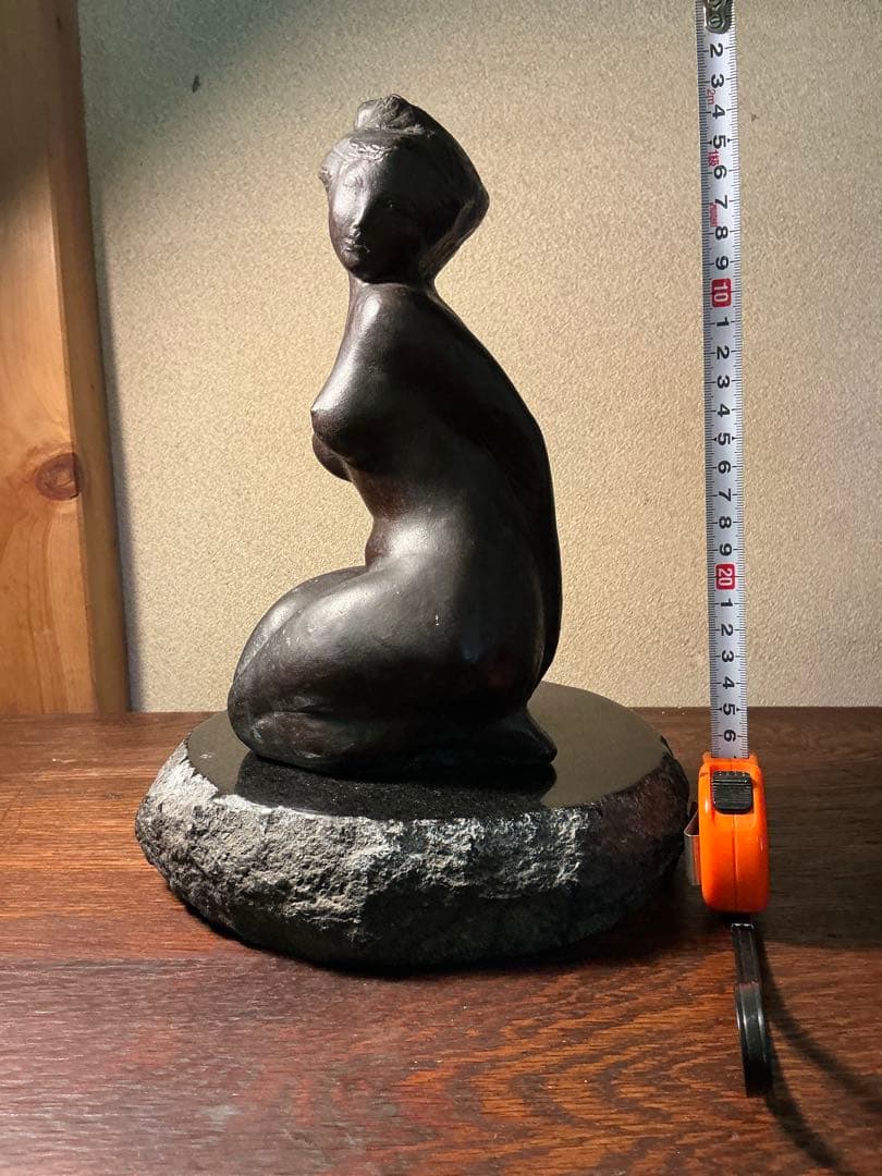 ま*ん様 山崎猛氏　裸婦ブロンズ像　『春貌』