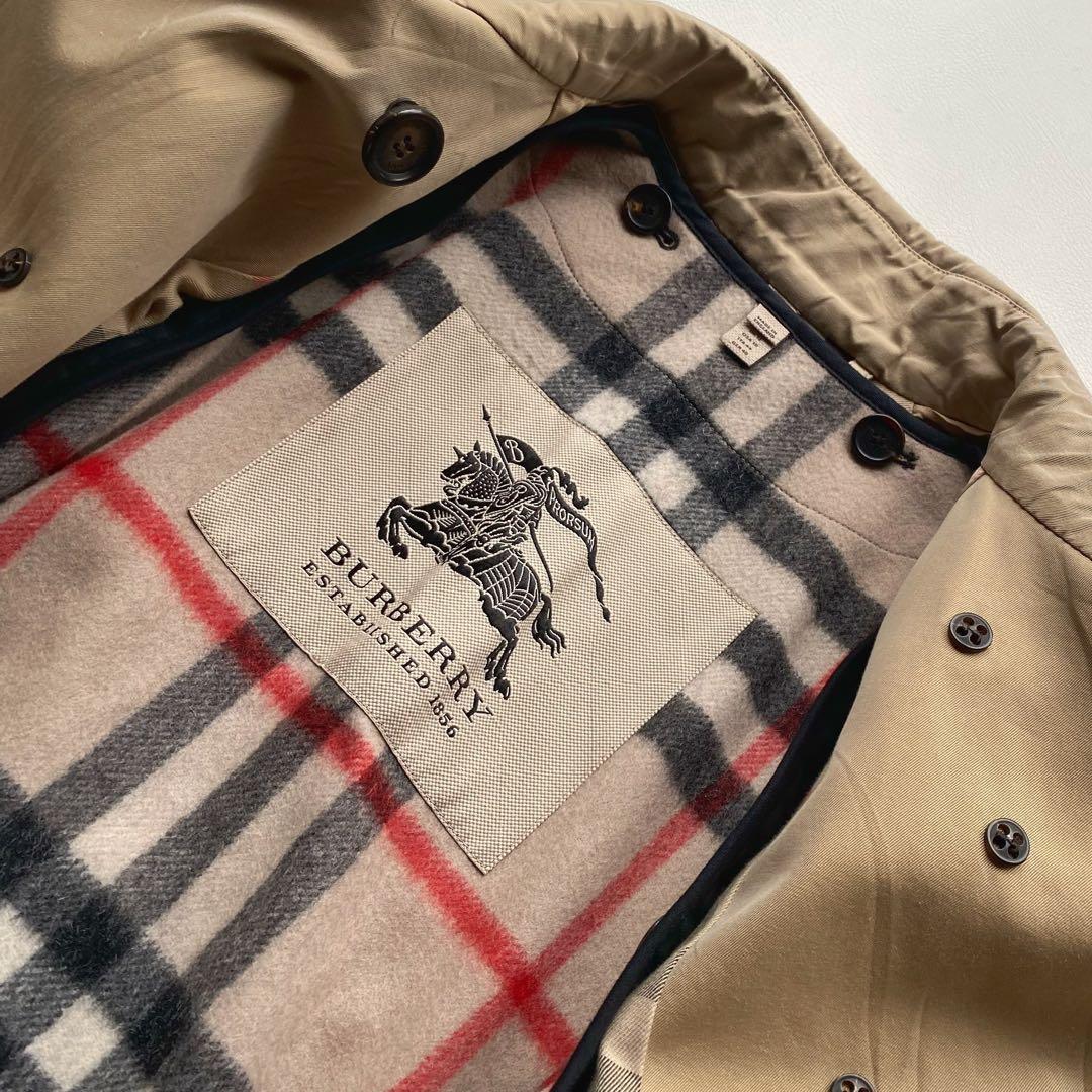 バーバリー　ウエストミンスターロング　UK12 カシミヤライナー　正規